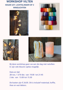 Nieuwe workshop